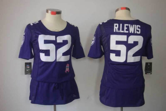 Women's Baltimore Ravens Ray Lewis NO.52 Football Jerseys mySite