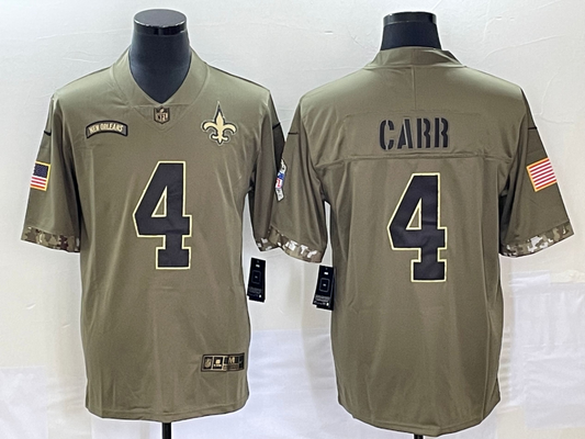 Adult New Orleans Saints Derek Carr NO.4 Football Jerseys mySite