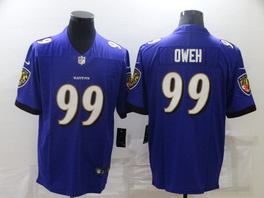 Adult  Baltimore Ravens Odafe Oweh NO.99 Football Jerseys mySite