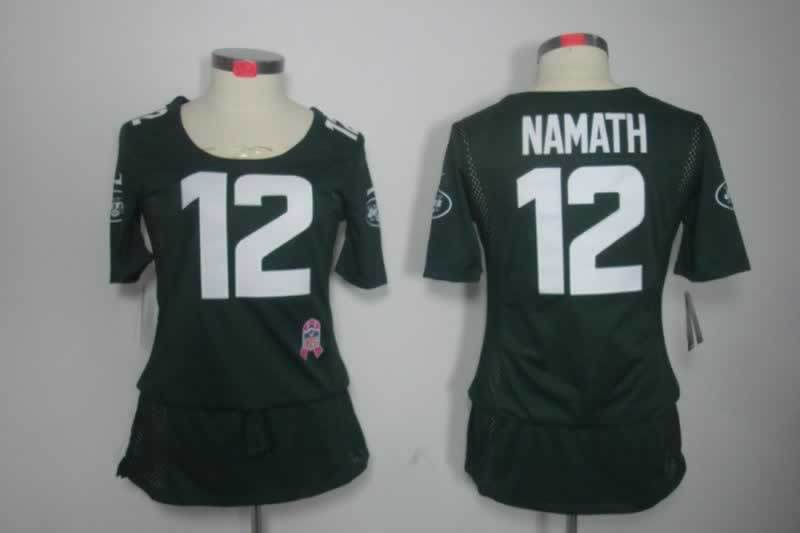 Women's New York Jets Joe Namath NO.12 Football Jerseys mySite