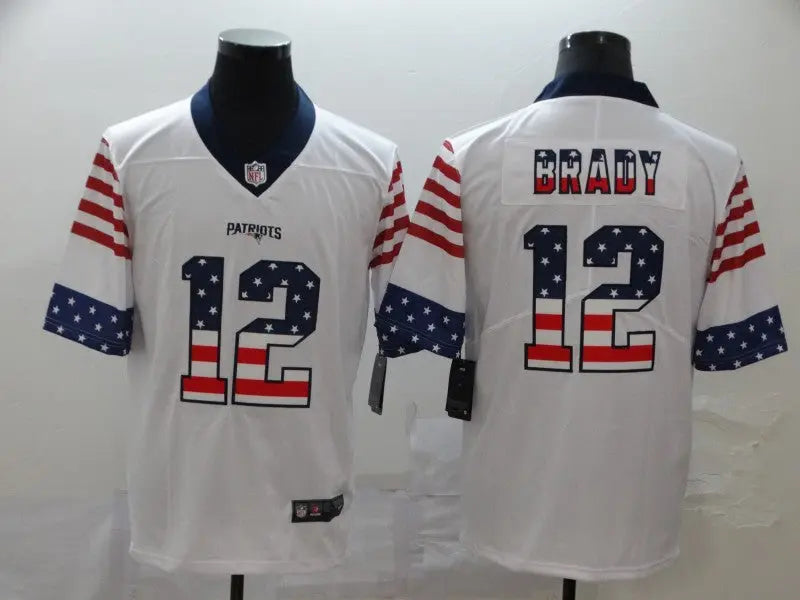 Adult New England Patriots Tom Brady NO.12 Football Jerseys mySite