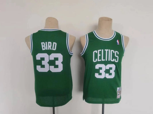 Kids Boston Celtics Larry Bird NO.33 Basketball Jersey jerseyworlds
