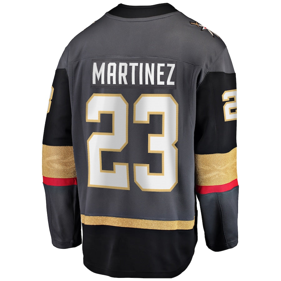 V.Golden Knights #23 Alec Martinez Fanatics Branded Breakaway Alternate Player Jersey Gray Stitched American Hockey Jerseys mySite
