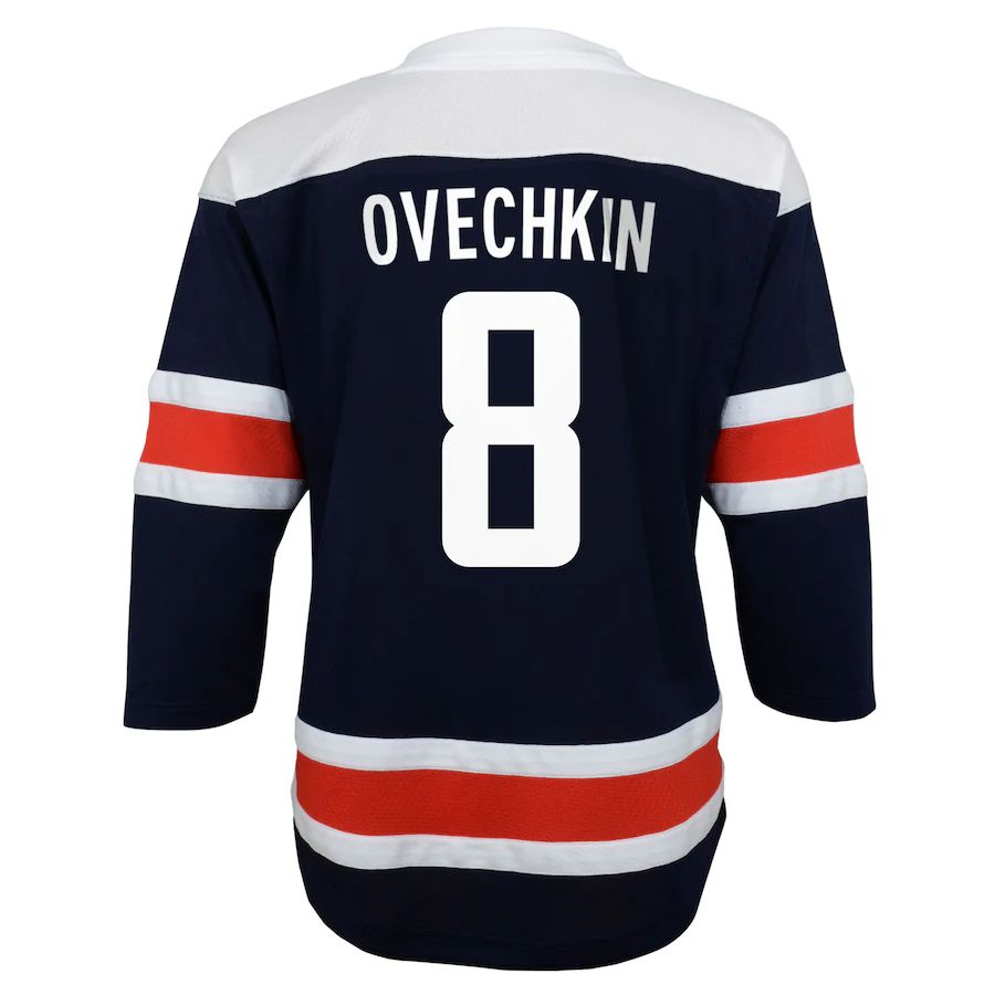 W.Capitals #8 Alex Ovechkin Infant 2020-21 Alternate Replica Player Jersey Navy Stitched American Hockey Jerseys mySite