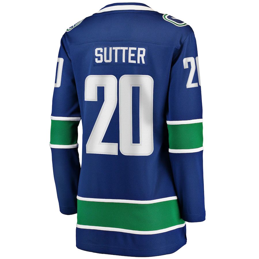 V.Canucks #20 Brandon Sutter Fanatics Branded Home Breakaway Player Jersey Blue Stitched American Hockey Jerseys mySite