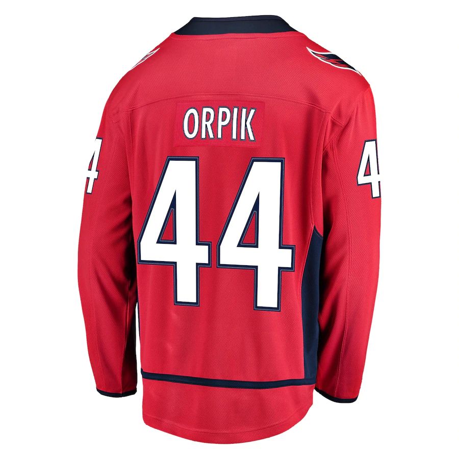 W.Capitals #44 Brooks Orpik Fanatics Branded Breakaway Home Player Jersey Red Stitched American Hockey Jerseys mySite