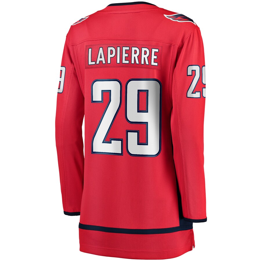 W.Capitals #29 Hendrix Lapierre Fanatics Branded Home Breakaway Player Jersey Red Stitched American Hockey Jerseys mySite