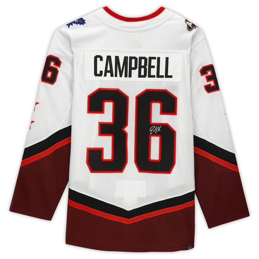 T.Maple Leafs #36 Jack Campbell Fanatics Authentic Autographed 2022 All-Star Game White Stitched American Hockey Jerseys mySite