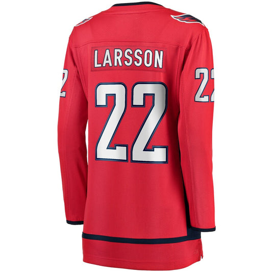W.Capitals #22 Johan Larsson Fanatics Branded Home Breakaway Player Jersey  Red Stitched American Hockey Jerseys mySite