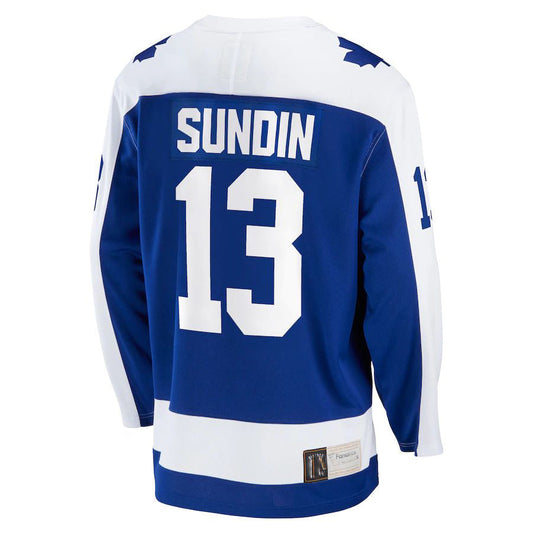 T.Maple Leafs #13 Mats Sundin Fanatics Branded Breakaway Retired Player Jersey  Blue Stitched American Hockey Jerseys mySite