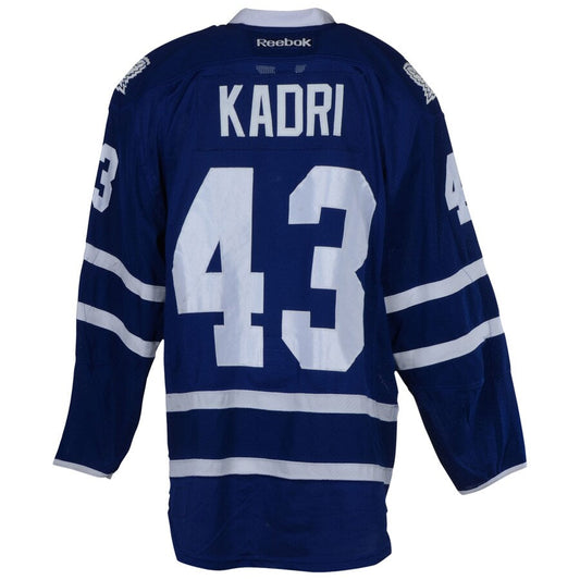 T.Maple Leafs #43 Nazem Kadri Fanatics Authentic Game-Used from the 2015-16 Season Blue Stitched American Hockey Jerseys mySite