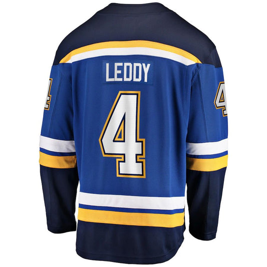 St.L.Blues #4 Nick Leddy Fanatics Branded Home Breakaway Player Jersey Blue Stitched American Hockey Jerseys mySite