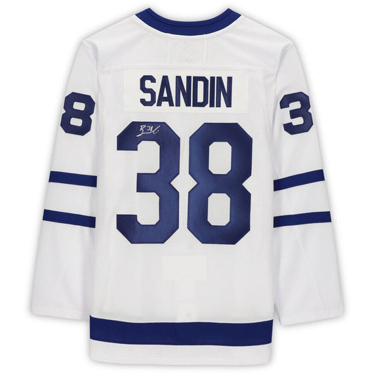 T.Maple Leafs #38 Rasmus Sandin Rasmus Sandin Fanatics Authentic Autographed White  Stitched American Hockey Jerseys mySite
