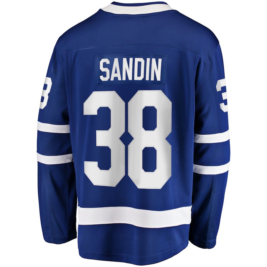 T.Maple Leafs #38 Rasmus Sandin Fanatics Branded Replica Player Jersey Blue Stitched American Hockey Jerseys mySite