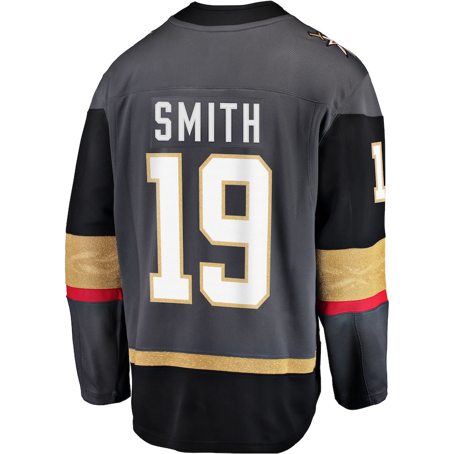 V.Golden Knights #19 Reilly Smith Alternate Breakaway Player Jersey Gray Hockey Jerseys mySite