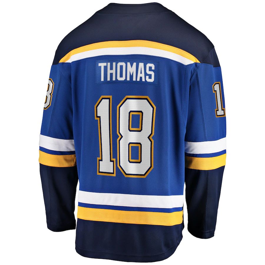 St.L.Blues #18 Robert Thomas Fanatics Branded Home Breakaway Player Jersey Blue Stitched American Hockey Jerseys mySite