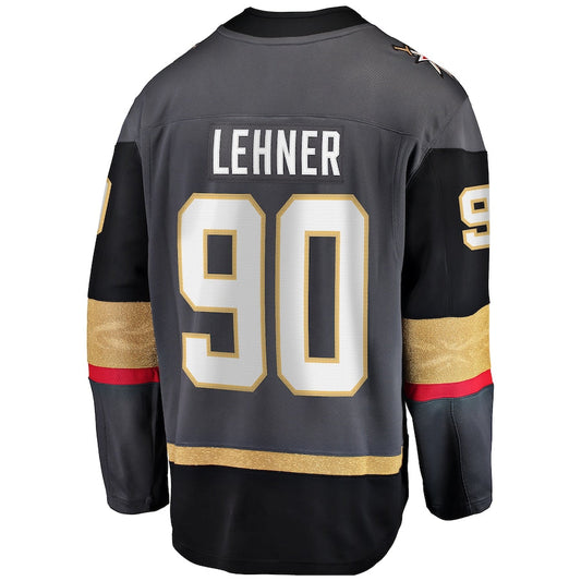 V.Golden Knights #90 Robin Lehner Fanatics Branded Breakaway Alternate Player Jersey Gray Hockey Jerseys mySite
