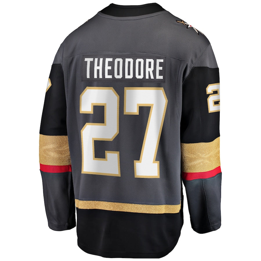 V.Golden Knights #27 Shea Theodore Fanatics Branded Alternate Premier Breakaway Player Jersey Gray Hockey Jerseys mySite