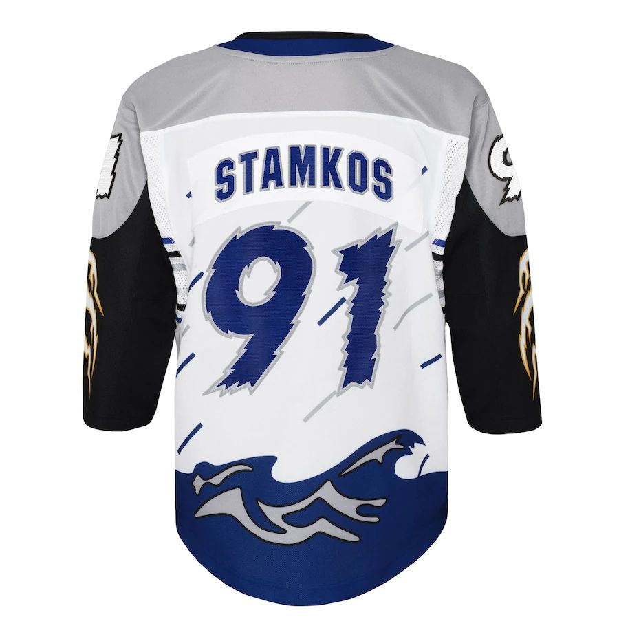 TB.Lightning #91 Steven Stamkos Special Edition 2.0 Premier Player Jersey White Stitched American Hockey Jerseys mySite