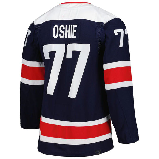 W.Capitals #77 TJ Oshie Primegreen Authentic Pro Alternate Player Jersey Navy Stitched American Hockey Jerseys mySite