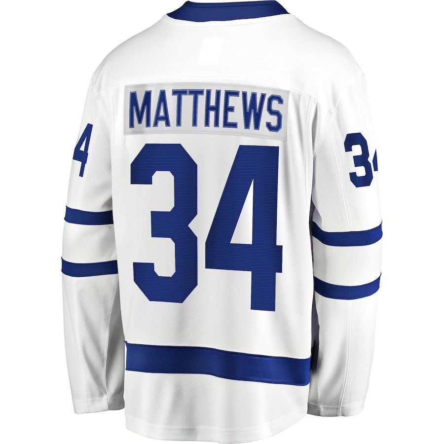 T.Maple Leafs #34 Auston Matthews Fanatics Branded Away Premier Breakaway Player Jersey White  Stitched American Hockey Jerseys mySite