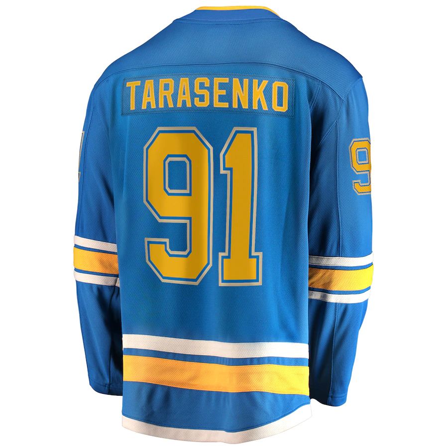St.L.Blues #91 Vladimir Tarasenko Fanatics Branded Alternate Breakaway Player Jersey Blue Stitched American Hockey Jerseys mySite
