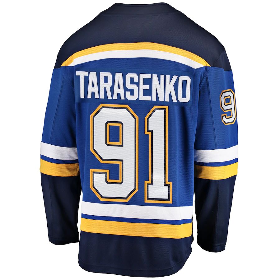 St.L.Blues #91 Vladimir Tarasenko Fanatics Branded Breakaway Player Jersey Blue Stitched American Hockey Jerseys mySite