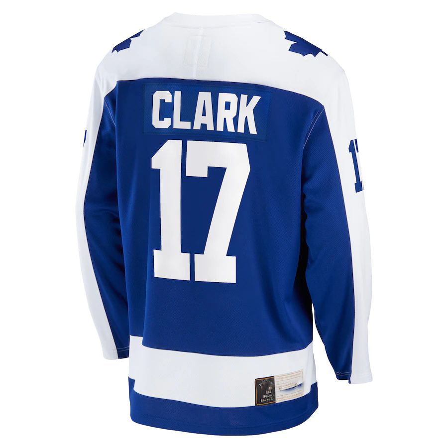 T.Maple Leafs #17 Wendel Clark Fanatics Branded Breakaway Retired Player Jersey Blue Stitched American Hockey Jerseys mySite