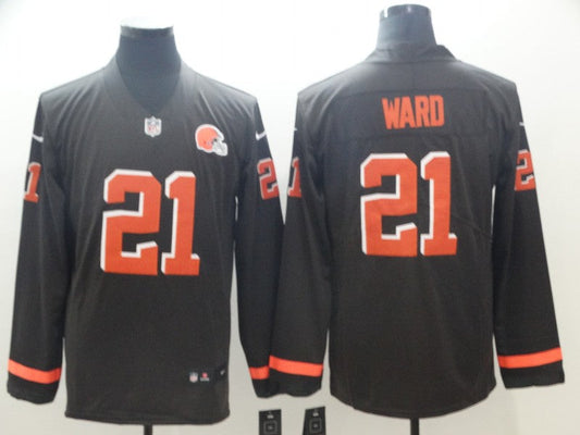 Adult Cleveland Browns Denzel Ward NO.21 Football Jerseys mySite