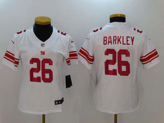 Women New York Giants Saquon Barkley NO.26 Football Jerseys mySite