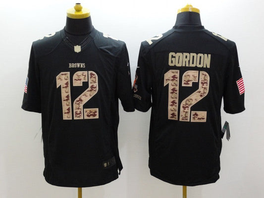 Adult Cleveland Browns Josh Gordon NO.12 Football Jerseys mySite