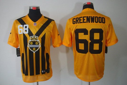 Adult Pittsburgh Steelers L. C. Greenwood NO.68 Football Jerseys mySite