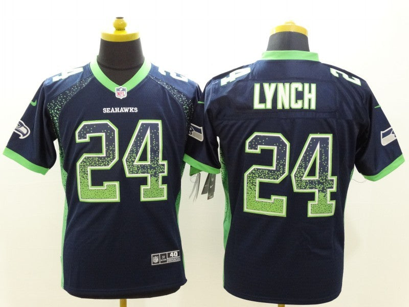 Adult Seattle Seahawks Marshawn Lynch NO.24 Football Jerseys mySite