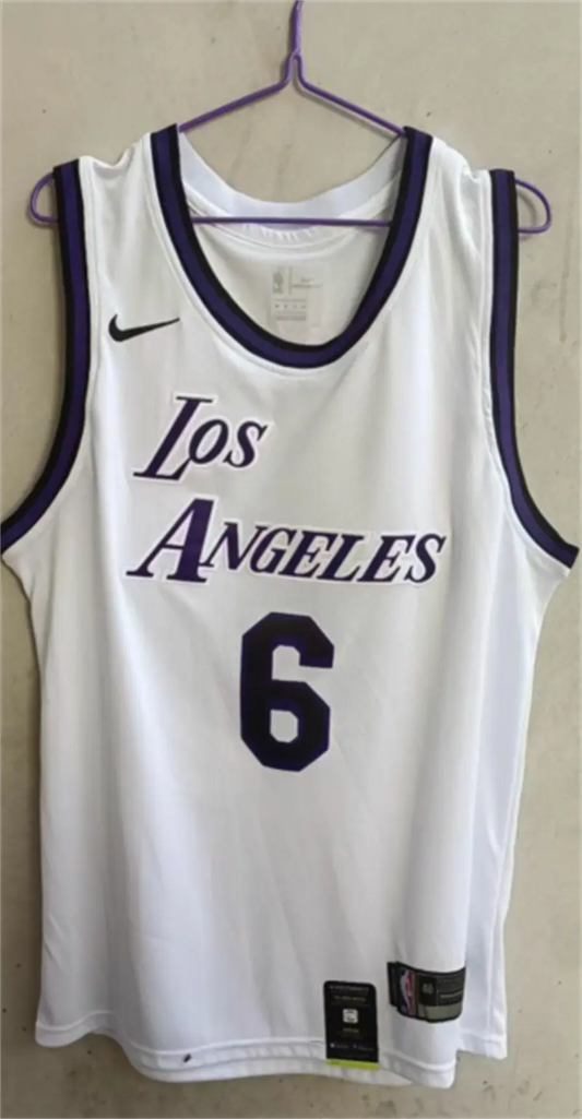 Los Angeles Lakers Lebron James NO.6 Basketball Jersey mySite