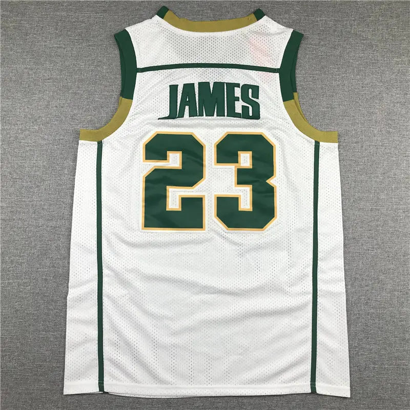 Los Angeles Lakers Lebron James NO.23 high school irish Basketball Jersey mySite