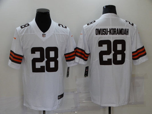 Adult Cleveland Browns Jeremiah Owusu-Koramoah NO.28 Football Jerseys mySite