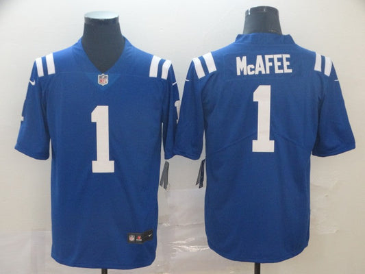 Adult Indianapolis Colts Pat McAfee NO.1 Football Jerseys mySite