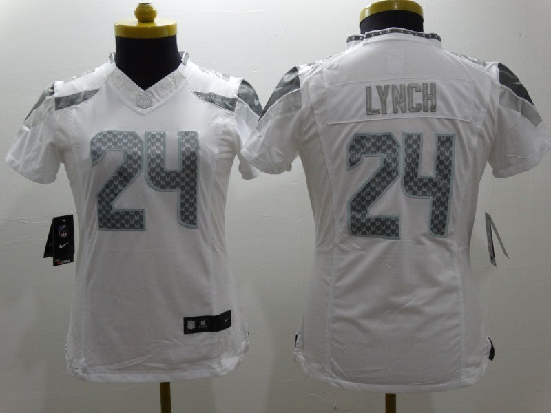Women's Seattle Seahawks Marshawn Lynch NO.24 Football Jerseys mySite