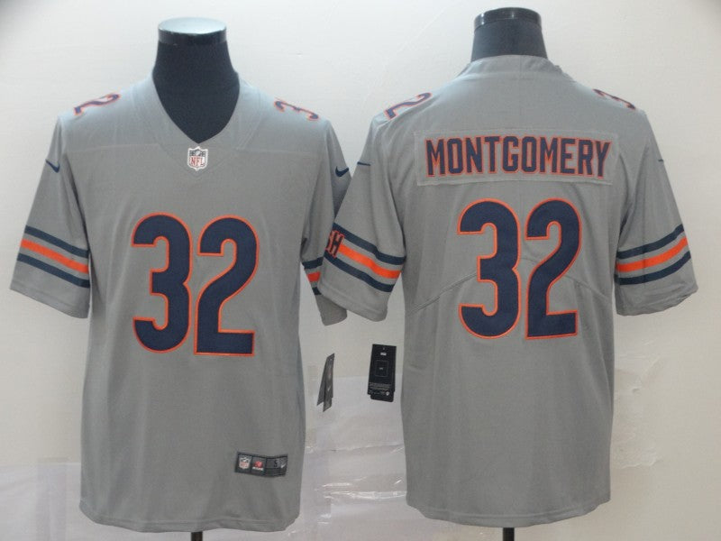 Adult Chicago Bears David Montgomery NO.32 Football Jerseys mySite