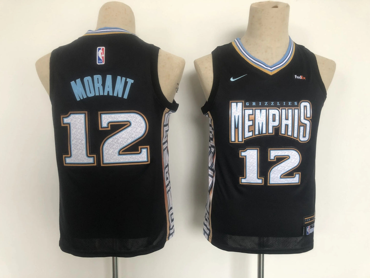 Kids Memphis Grizzlies Ja Morant NO.12 Basketball Jersey jerseyworlds