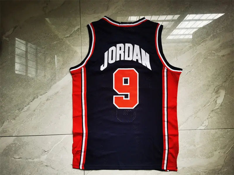 Chicago Bulls Michael Jordan USA dream team NO.9 Basketball Jersey mySite