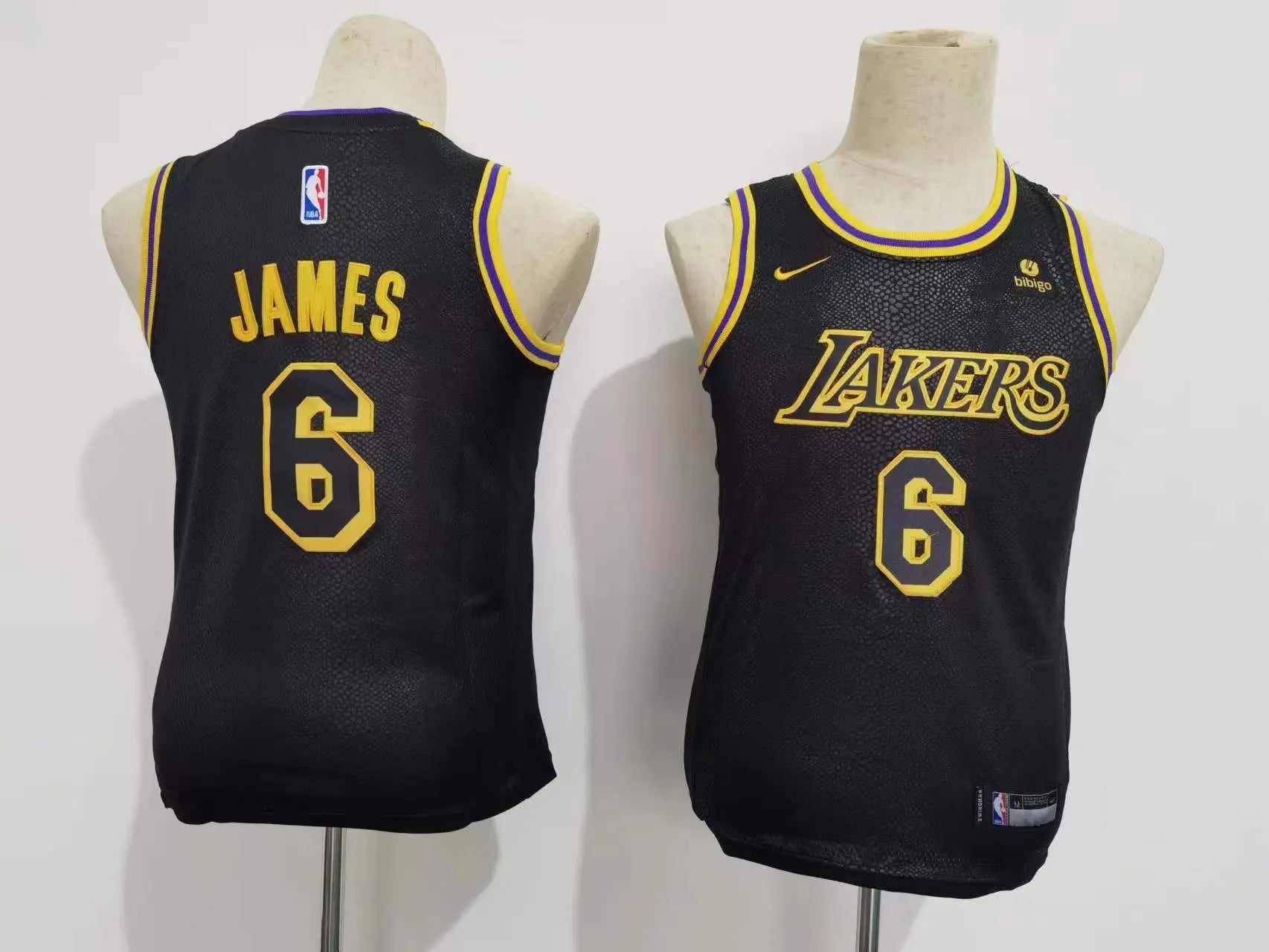 Kids Los Angeles Lakers James NO.6 Basketball Jersey jerseyworlds