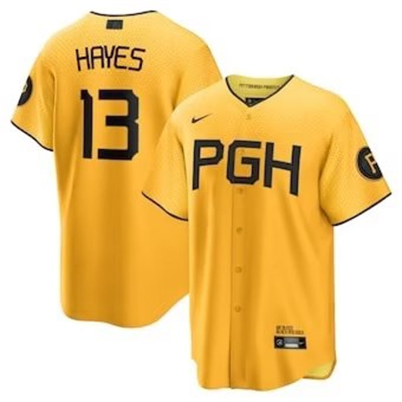 Adult Pittsburgh Pirates Ke'Bryan Hayes NO.13 baseball Jerseys mySite