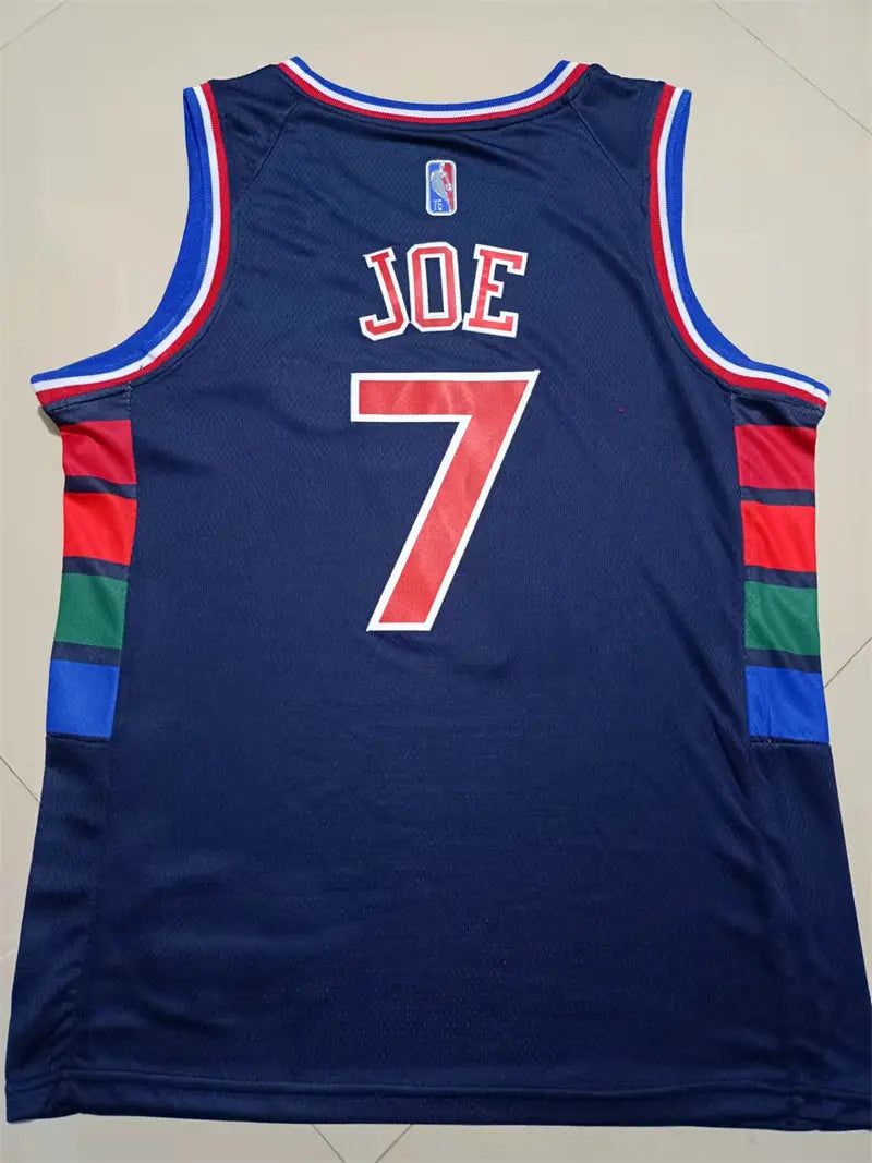 Philadelphia 76ers Joe NO.7 basketball Jersey mySite