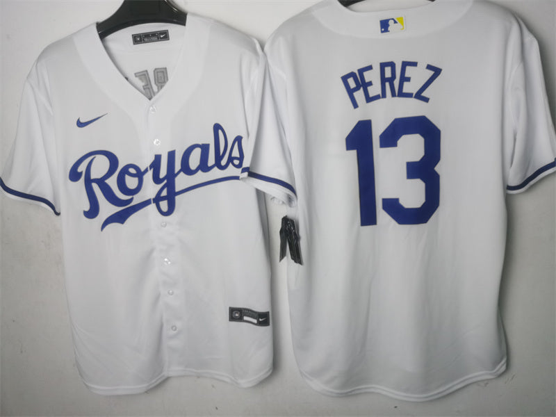 Adult ‎Kansas City Royals Salvador Perez NO.13 baseball Jerseys mySite