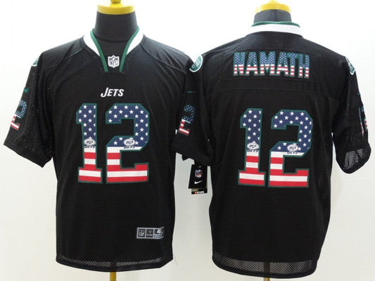 Adult New York Jets Joe Namath NO.12 Football Jerseys mySite