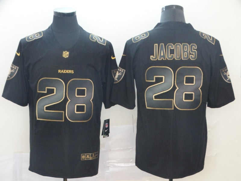 Adult ‎Oakland Raiders Josh Jacobs NO.28 Football Jerseys mySite