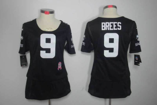 Women's New Orleans Saints Drew Brees NO.9 Football Jerseys mySite