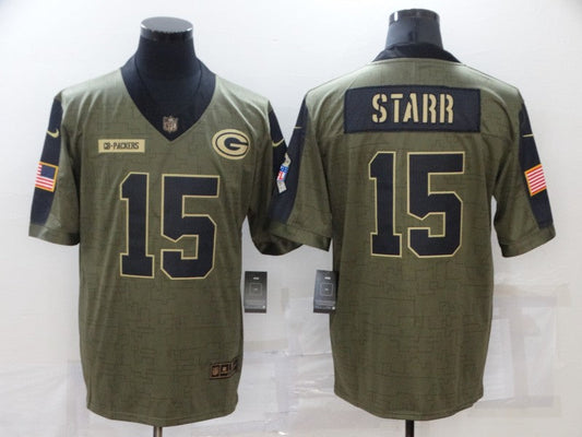 Adult Green Bay Packers Bart Starr NO.15 Football Jerseys mySite