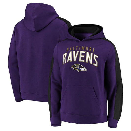 men/women/kids Baltimore Ravens Purple Football Hoodies jerseyworlds